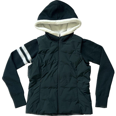 Women Hybrid Quilted Down Winter Golf Jacket Factory