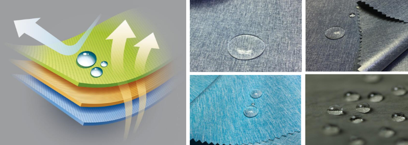 sport woven polyester rain jacket