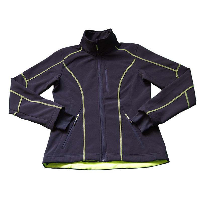 winter cycling coat with fleece lining