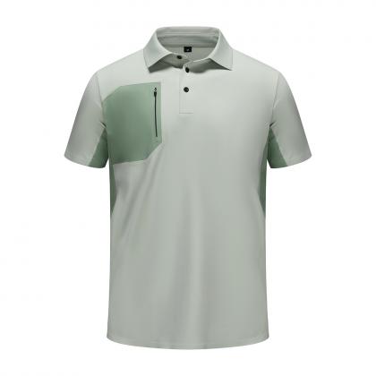 Men training polo tee