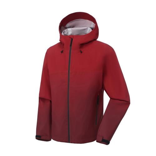 gradient rain jacket